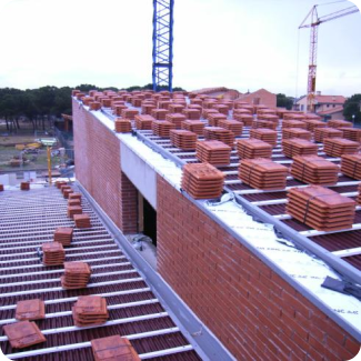 Obra nueva en viviendas unifamiliares con teja de encaje